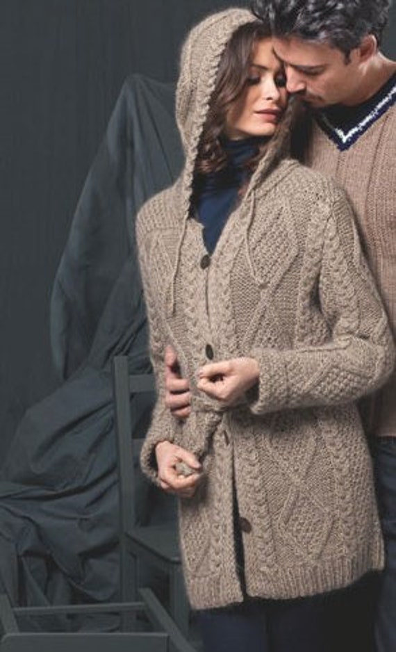 knitted cardigan coat womens