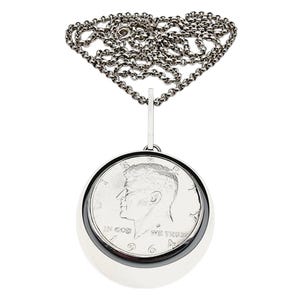 1964 Kennedy Half Dollar Necklace Pendant - Etsy