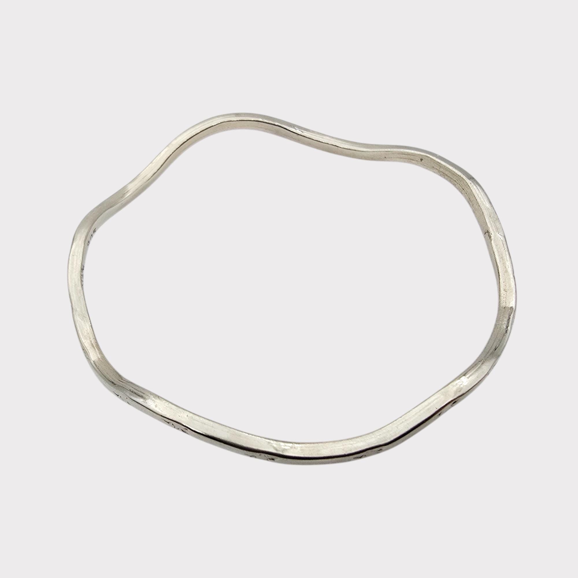 ヴィンテージ タスコ メキシコ スターリングシルバー ウェーブバングル