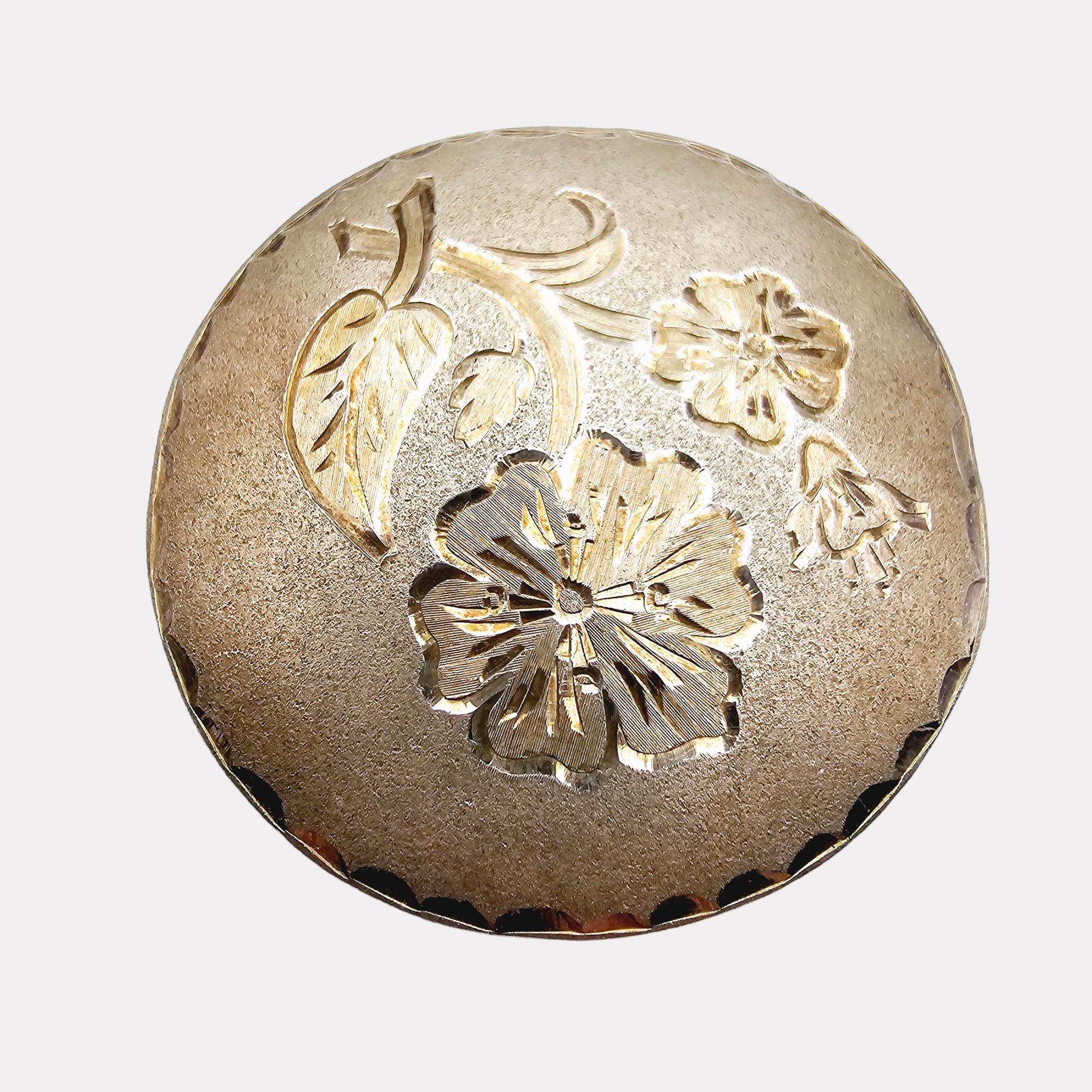 Broche Ancienne Mexique - Argent Massif 925 - Art Déco/Nouveau - Fait Main Créateur