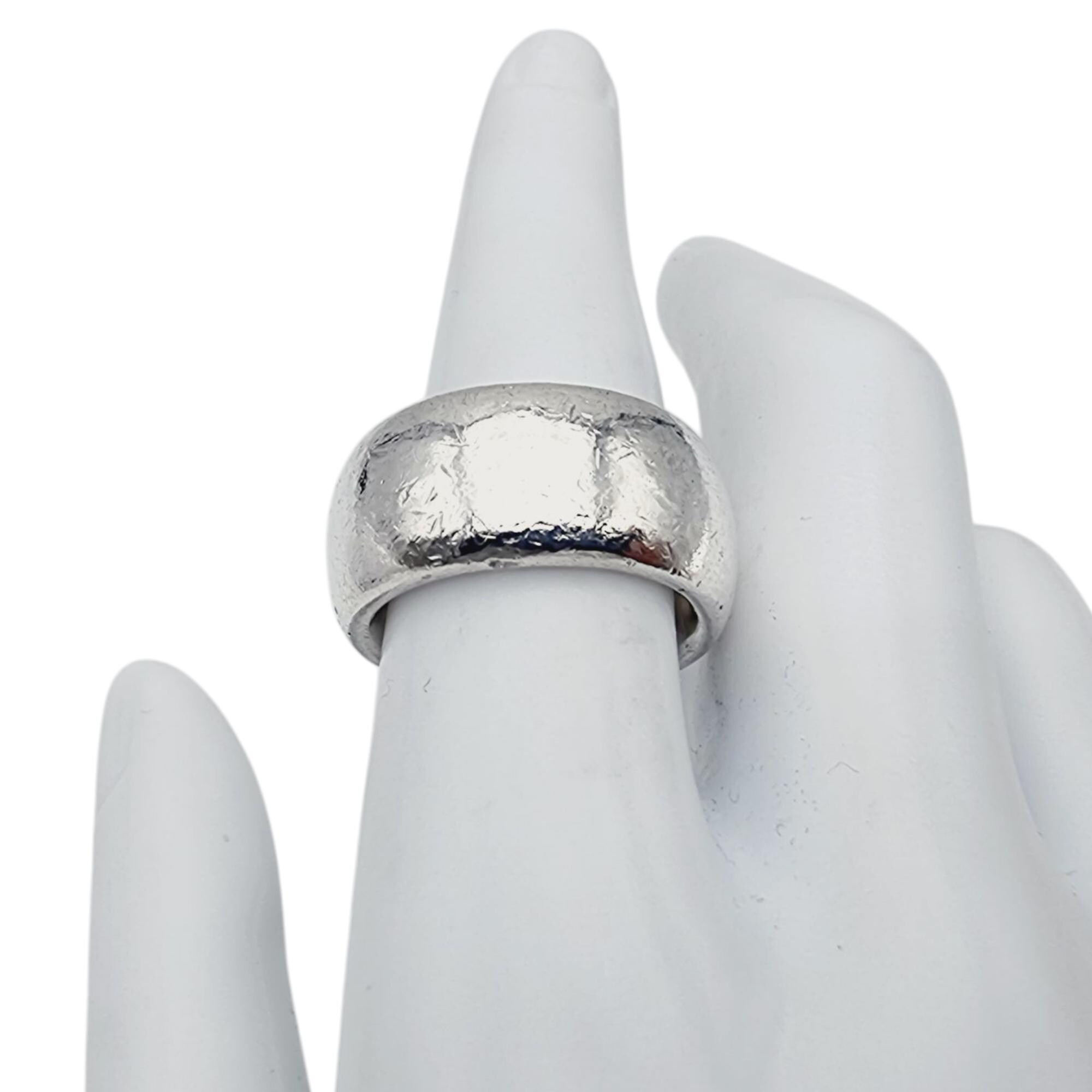 Vintage Sterling Silver Designer Band Ring by Quinn Germany