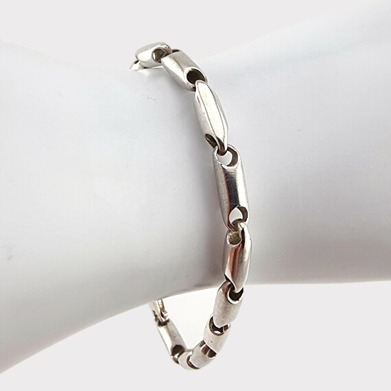アクセサリー vintage silver 925 belt chain bracelet Vintage Sterling Silver Link Chain Bracelet - 925 Silver, 19 Cm
