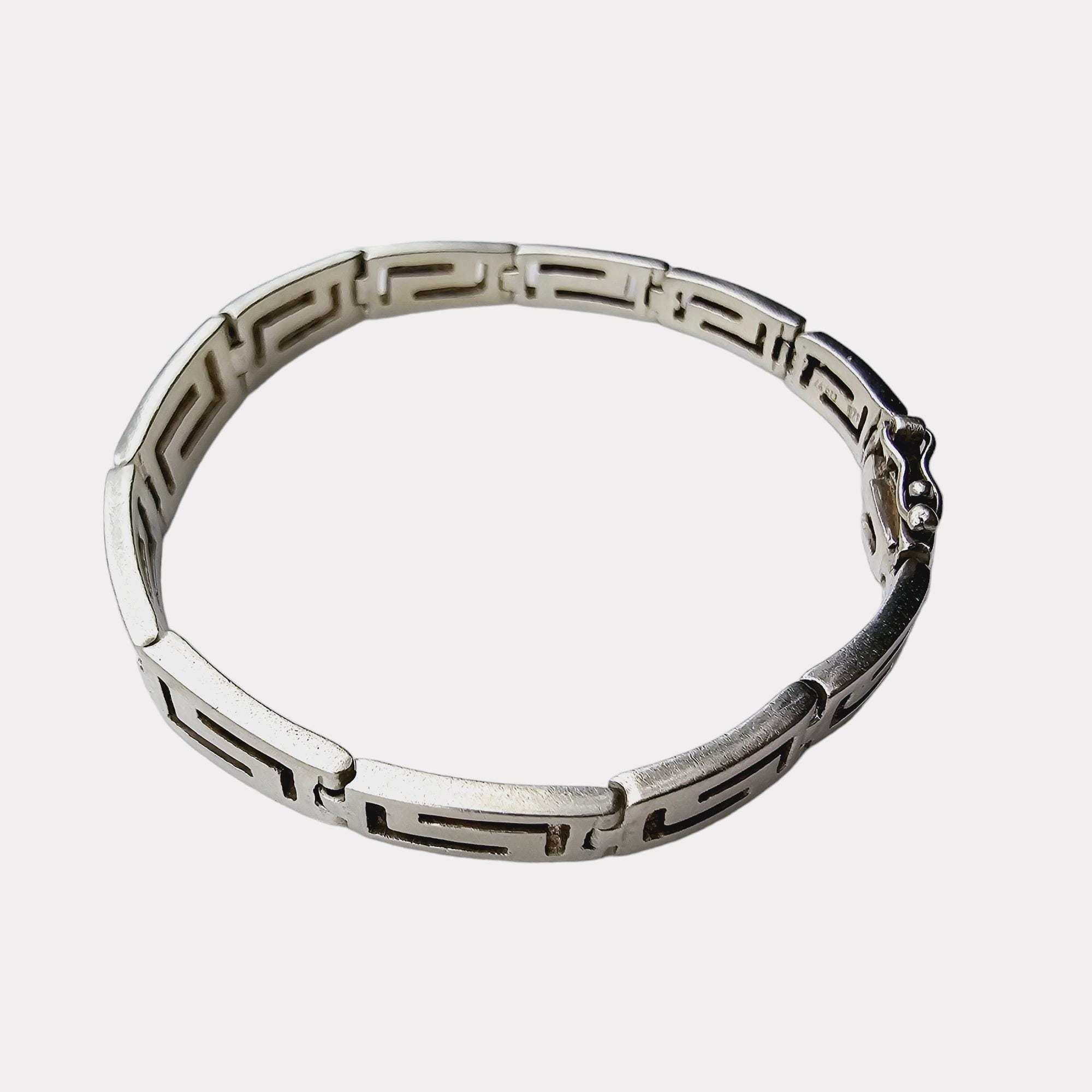 Vintage 925 Silver Designer Bracelet - Etsy
