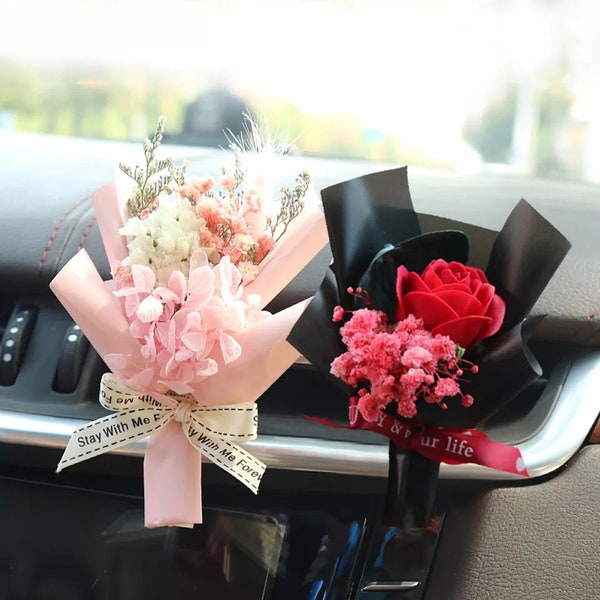Air Freshener Car Bouquet Etsy