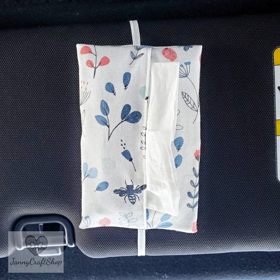 Pocket Tissue Holder for Car Visor Car Accessory Blue Etsy