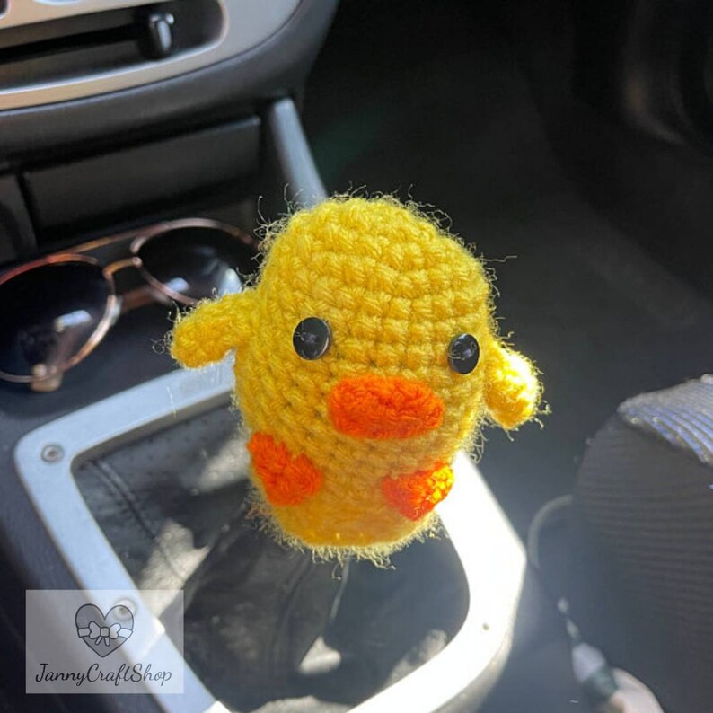 Yellow Duck Animals Shift Knob Cover Shift Knob Beanie Shift Etsy