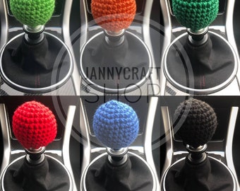 Solid color - Pack of 2 shift knob covers handmade
