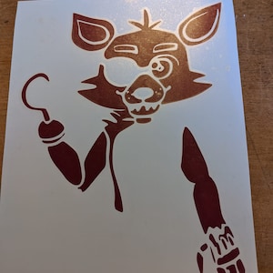Five nights at Freddy&#39;s Foxy Body decal