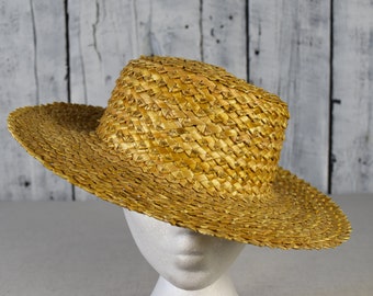 Straw hat / Sun hat / Summer straw hat / Straw sun hat