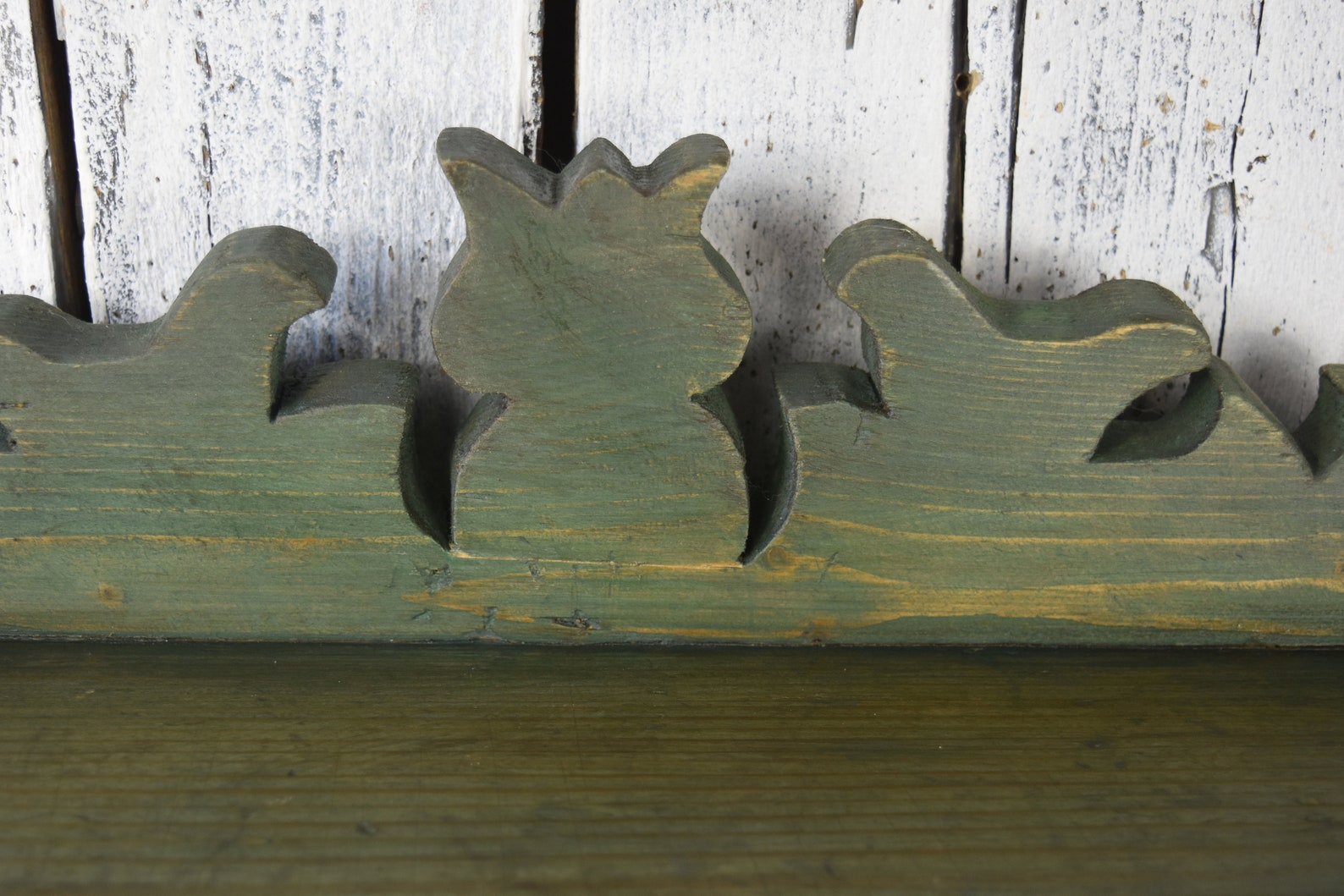 Estante de pared de madera vintage / Gabinete de pared / | Etsy