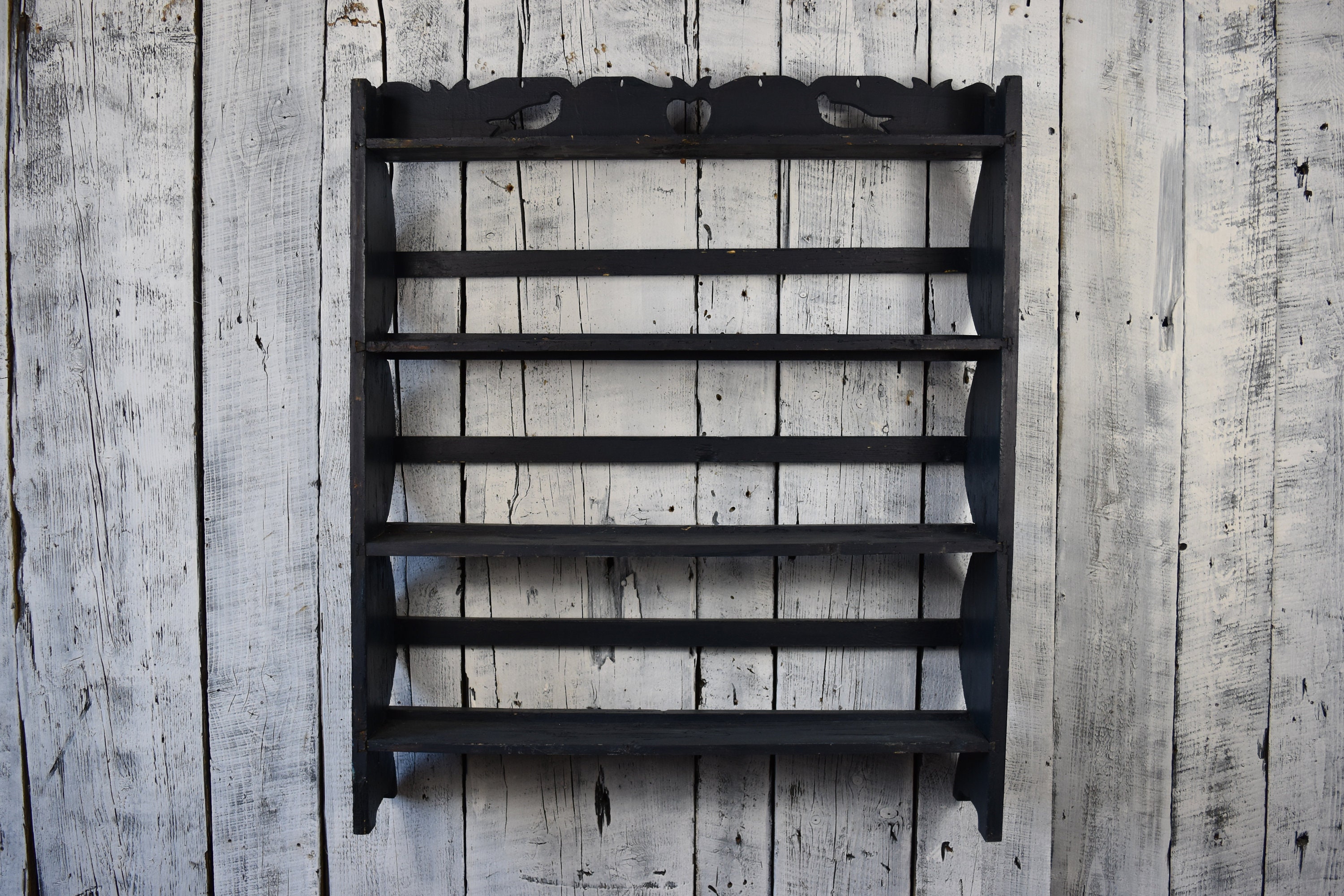 Vintage Wall Shelf / Wood Shelf / Antique Wood Wall Shelf / Etsy