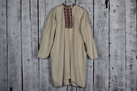 Vintage traditional Ukrainian embroidered shirt /