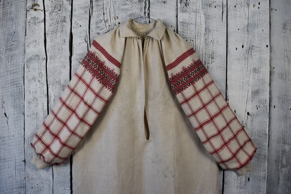 Vintage traditional Ukrainian embroidered shirt /