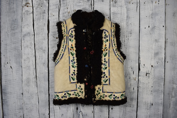 Antique Ukrainian vest / Traditional Ukrainian sl