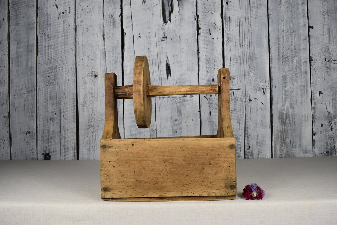 Antique Spinning Wheel / Vintage Spinning Tool / Manual Etsy