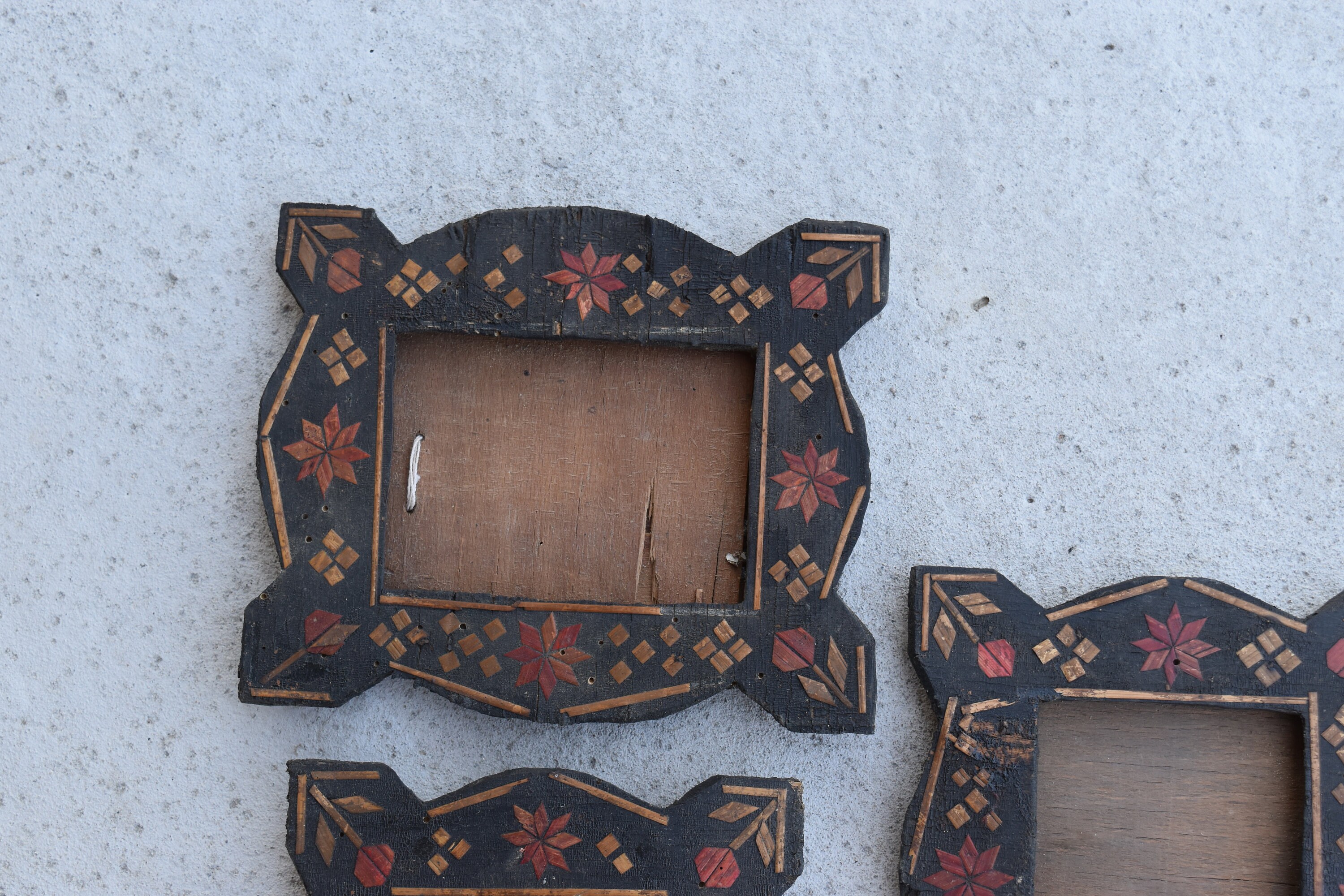 Vintage wooden frame / Wooden photo frame / Antique picture Etsy