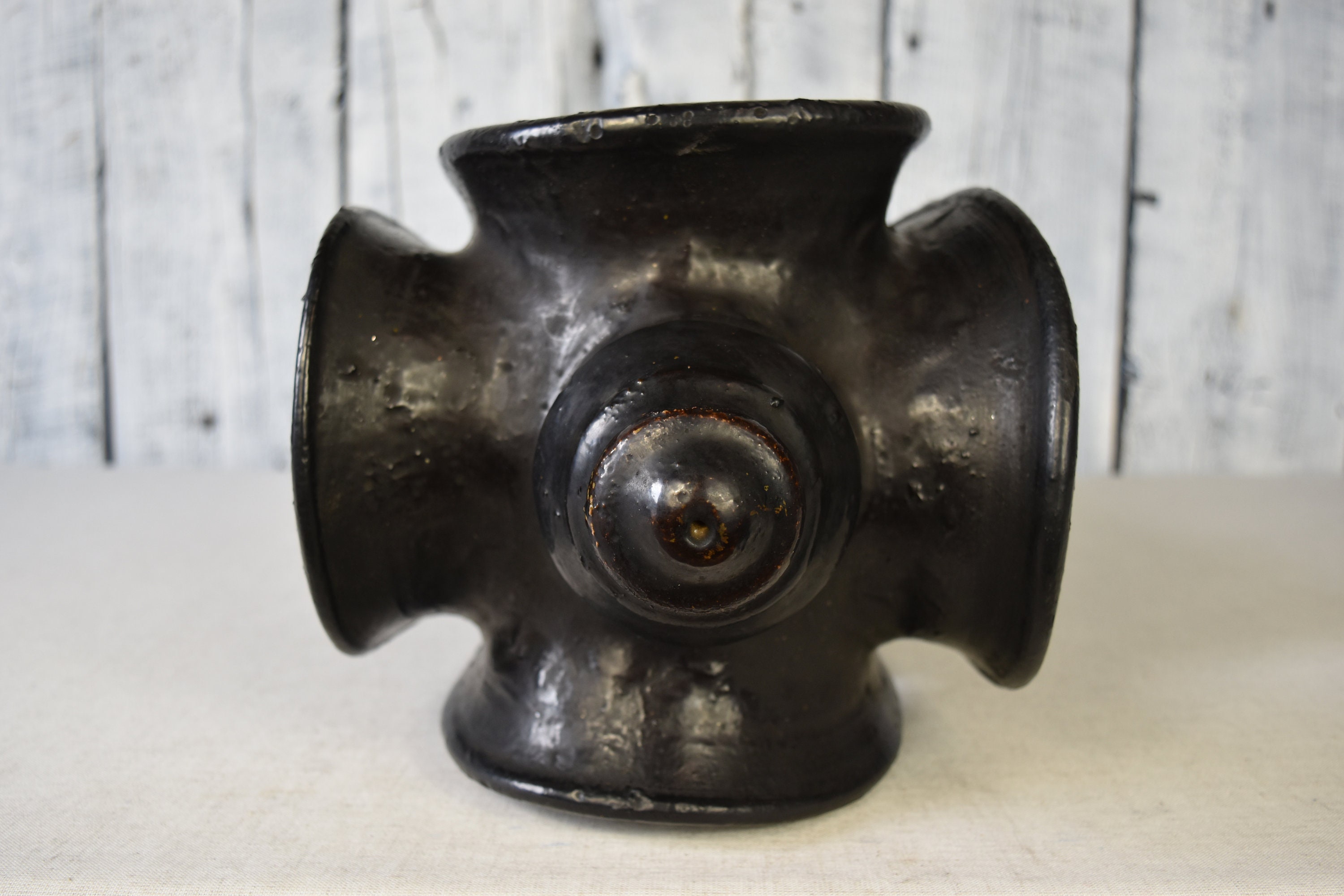 Vintage Clay Chimney / Antique Clay Weather Vane / Ceramic Etsy