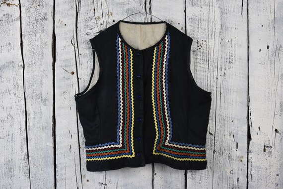 Noble ancient vest Ukrainian korset Kersetka Korsetka Antique vest Vintage vest Ukrainian folk vest jacket Old era outer garment