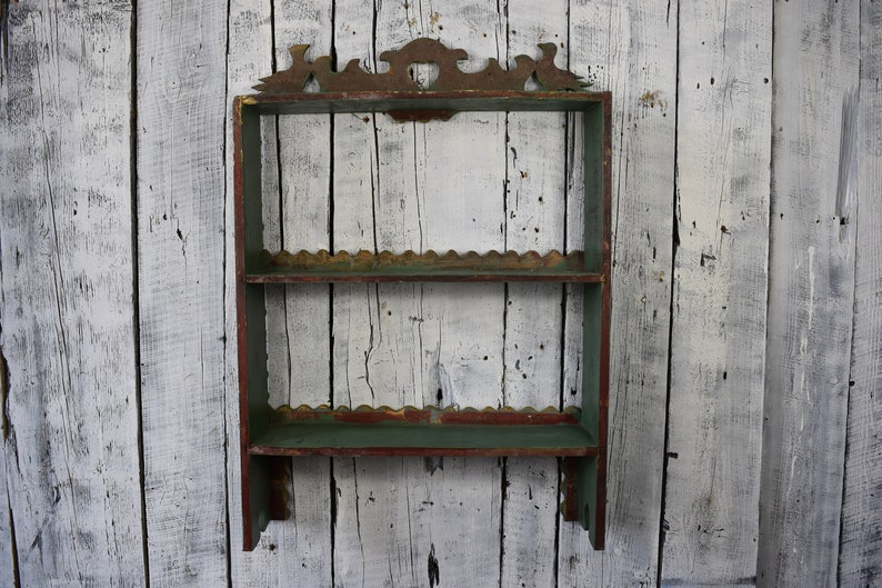 Vintage Wall Shelf / Wood Shelf / Antique Wood Wall Shelf / Etsy
