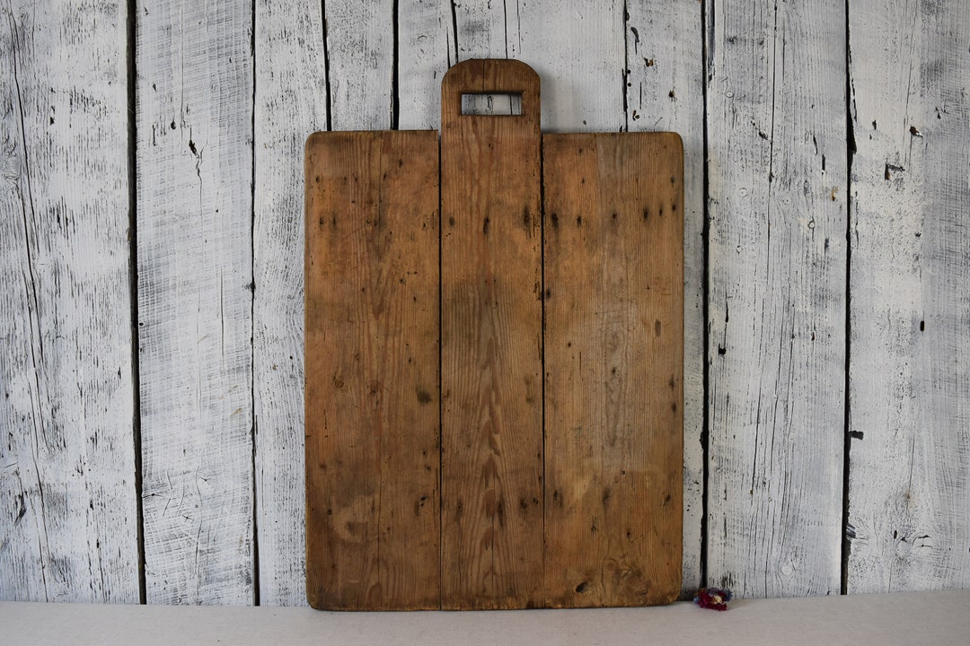Vintage Cutting Board / Wood Chopping Board / Large Cutting Board