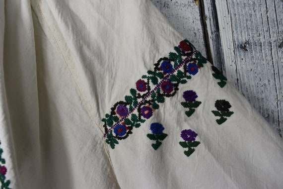 Vintage traditional Ukrainian embroidered shirt /… - image 8