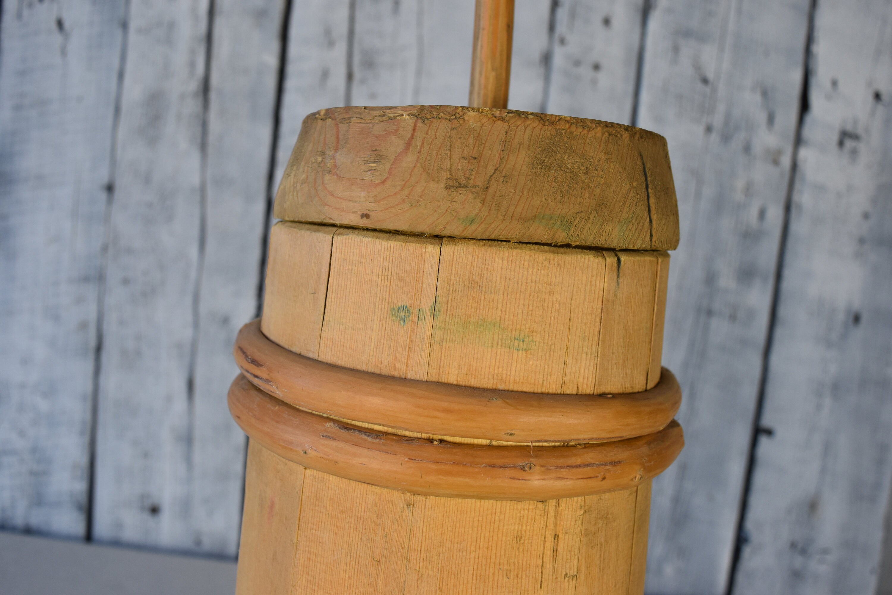 Antique Butter Churn / Wooden Butter Churn / Farmhouse Churn / Etsy