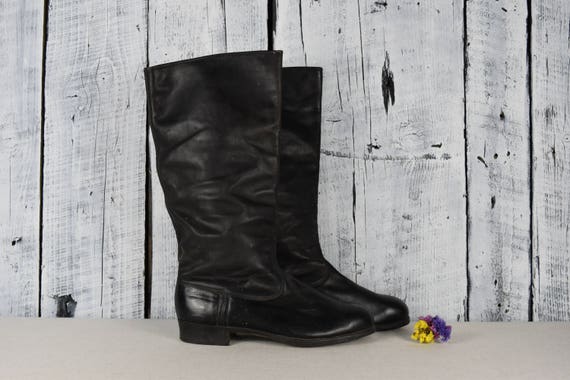 mens tall boots leather