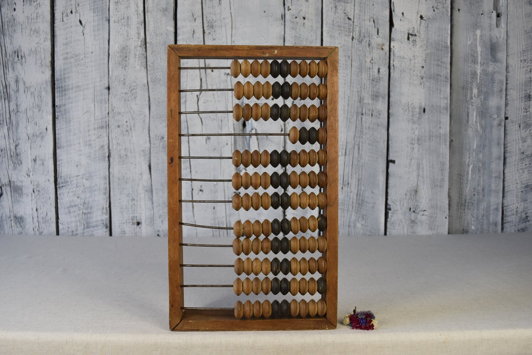 Vintage Abacus / Antique Abacus / Soviet Wooden Abacus / Solid Etsy