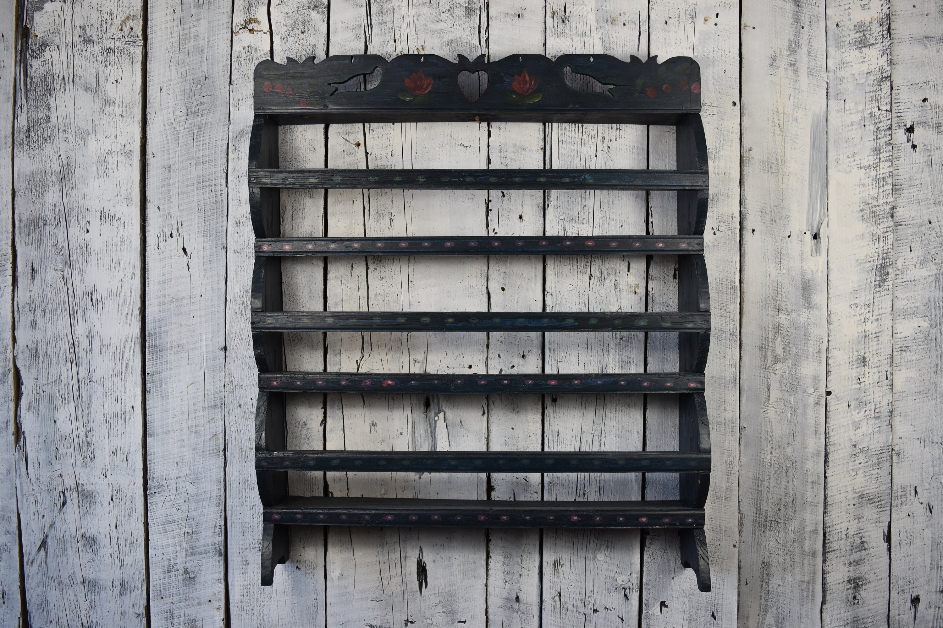 Vintage Wall Shelf / Wood Shelf / Antique Wood Wall Shelf / Etsy