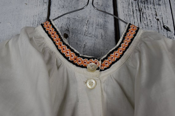 Vintage traditional Ukrainian embroidered shirt /… - image 6