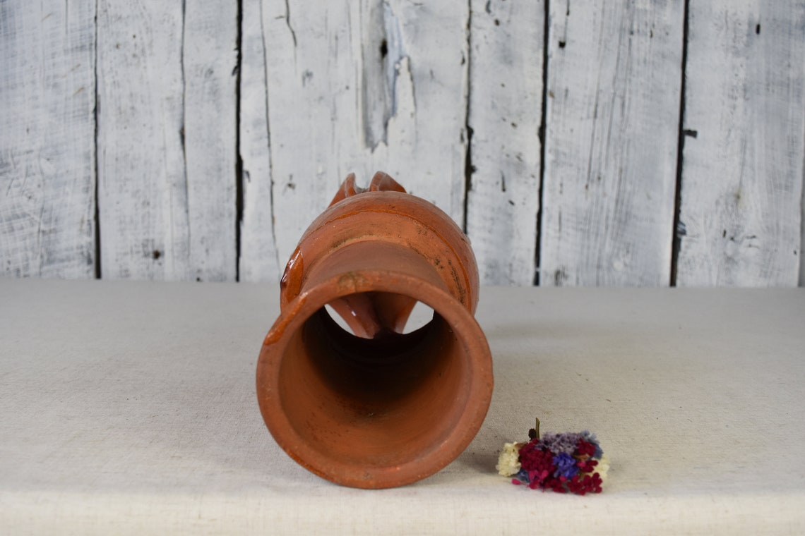 Vintage Clay Chimney / Chimney Top / Ceramic Clay Weather Vane Etsy