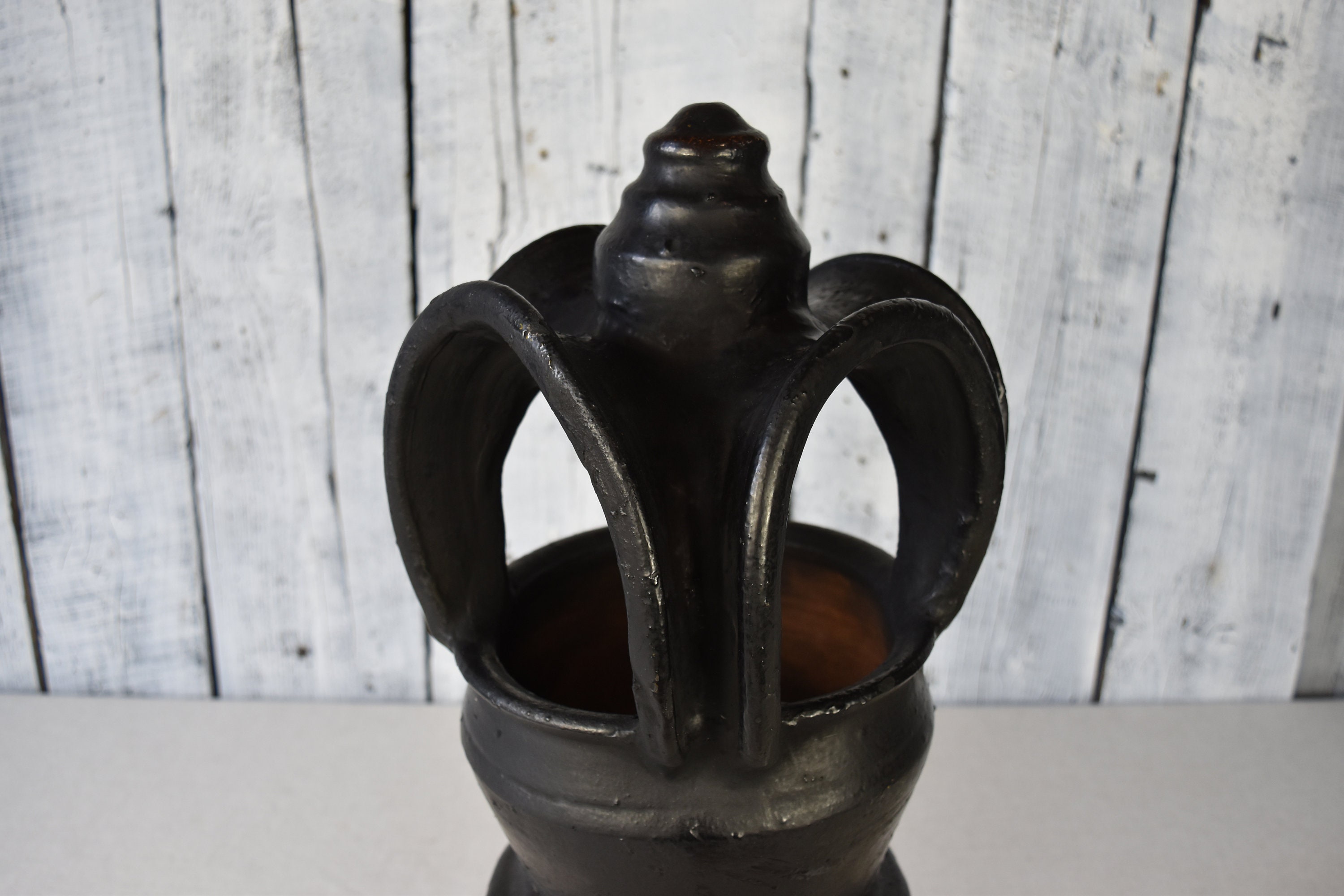 Vintage Clay Chimney / Antique Clay Weather Vane / Ceramic Etsy