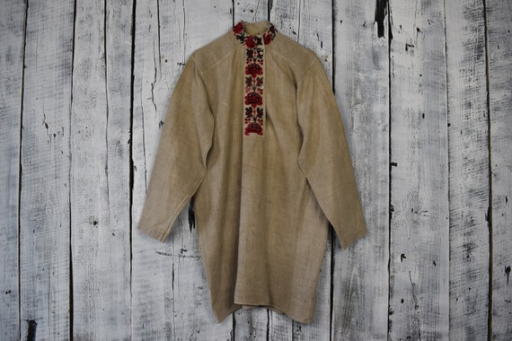 Vintage traditional Ukrainian embroidered shirt /