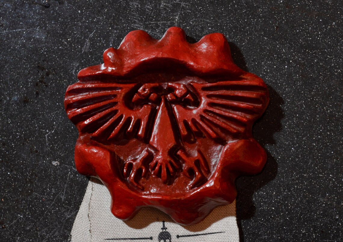 Purity seal WarHammer WarHammer 40k WH40k Skull Rosette Etsy