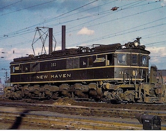 NEW HAVEN 352 (EP-3 Electric) - Post Card