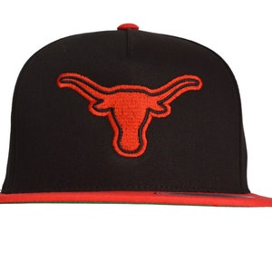 Texas Longhorn Snapback Hat | Embroidered Cowboy Cap