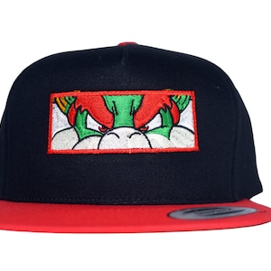 Super Mario Bowser Hat, Super Mario Snapback, Red Mario Bowser Hat, Bowser Baseball Cap, Super Mario Hat, Lego Mario Hat, Mario Kids Hat