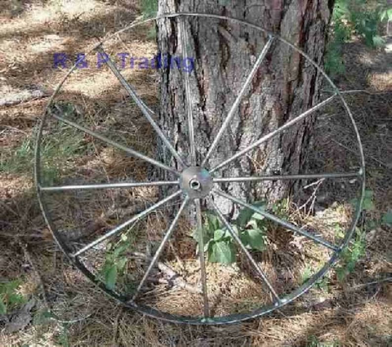 2 24 Inch Steel, metal, Wagon Wheels Etsy