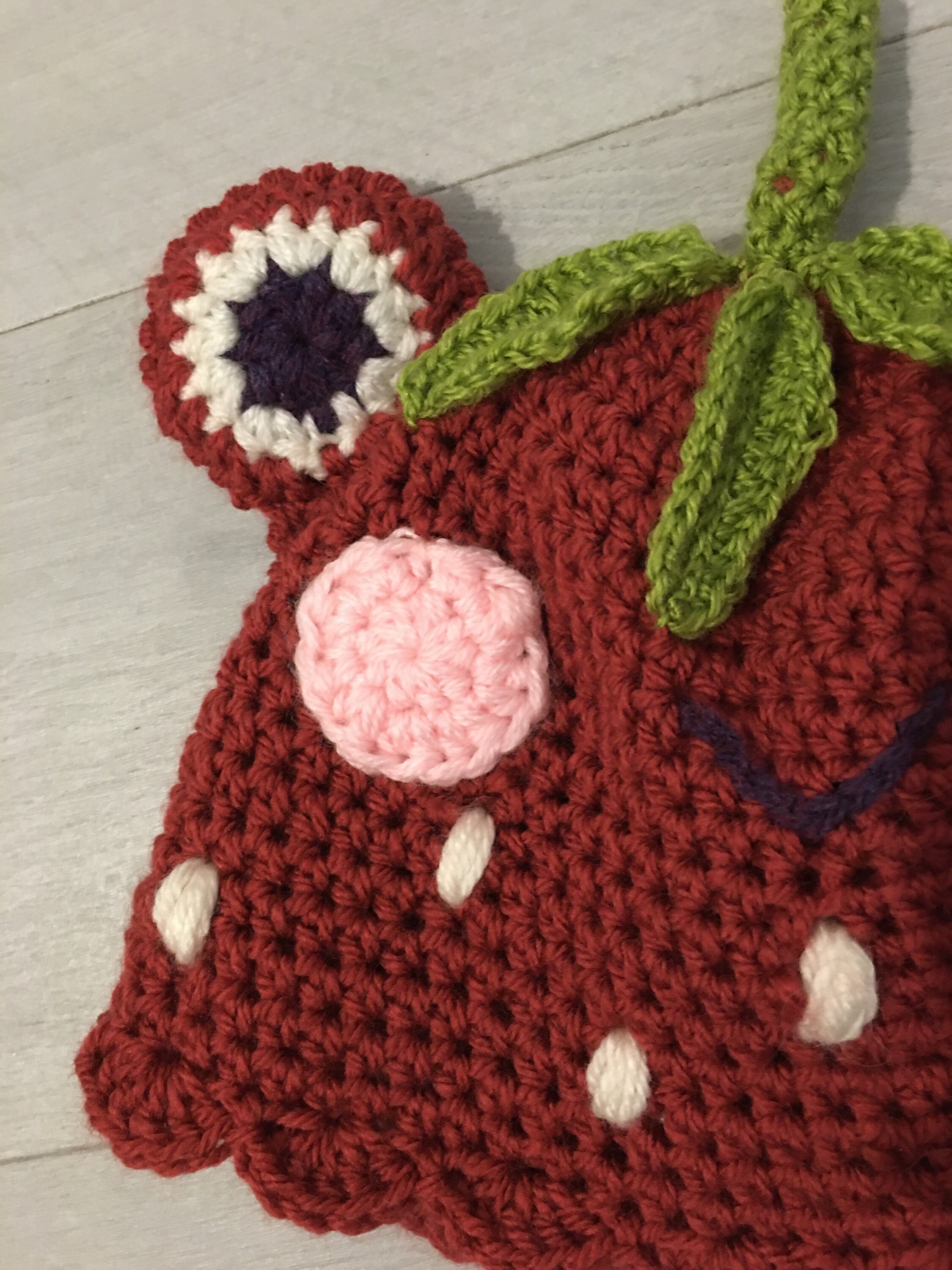 Frog Hat Crochet Strawberry | PATTERN - Etsy