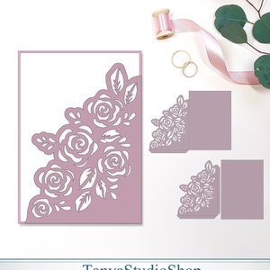 5 x 7'' Einladung Vorlage - SVG, Ai, KRS, Eps, Pdf - Laser-Cut-Vorlage - Cricut - Silhouette - Folie - sofort-Download 235