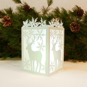 Christmas Lantern - SVG, DXF, ai, CRD, eps - Lantern Templates - 3D cutting file - Laser Cut - Silhouette Cameo - Cricut- Instant Download