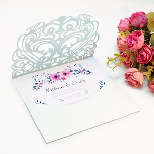 Umschlag-Vorlage - SVG, DXF, Ai, KRS, Eps - Laser Scherenschnitt - Silhouette Cameo - Cricut - sofort-Download 190