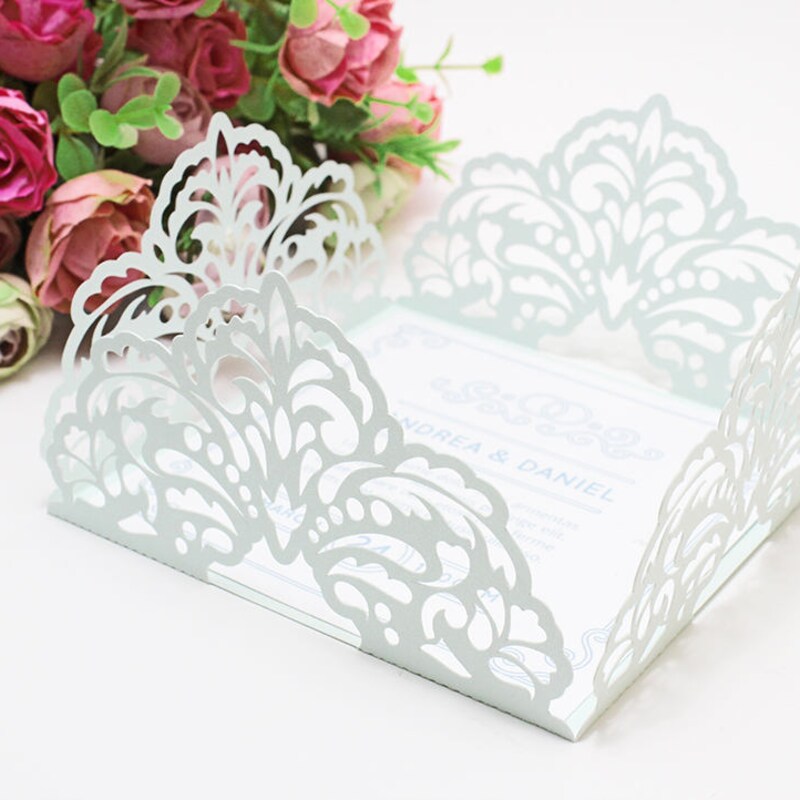 Folded Invitation Etsy