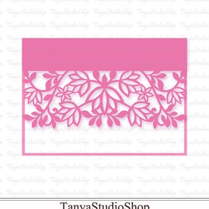 Wedding invitation - SVG, ai, CRD, eps - Card Templates - Laser Cut - Silhouette Cameo - Cricut- Instant Download 087