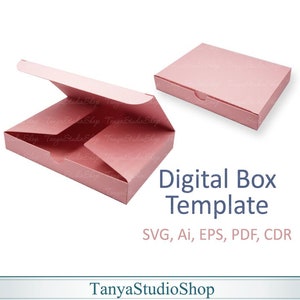 Box Template - SVG, ai, CRD, eps, pdf - Laser Cut Template - Cricut - Silhouette - ScanNcut - Instant Download 011
