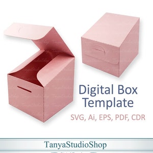 Drawer box template, slide box, drawer gift box, (2097676)