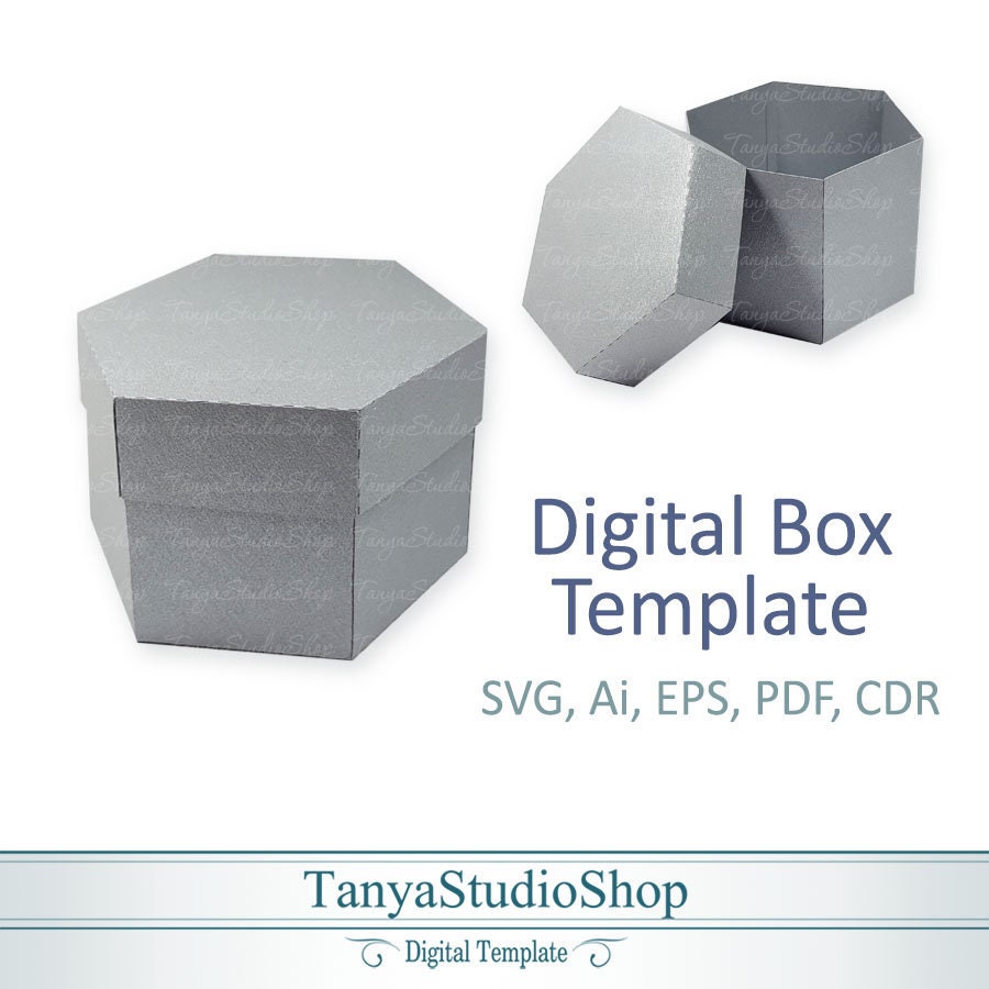Drawer Box SVG Template, Slide Box Template, Jewellery Box Template, Cricut  Cut Files, Silhouette Cut Files 