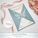 Gate-fold 5x7'' invitation template - SVG, ai, CRD, eps, pdf - Butterfly - Laser Cut - Cricut - Silhouette - ScanNcut - Instant Download 257