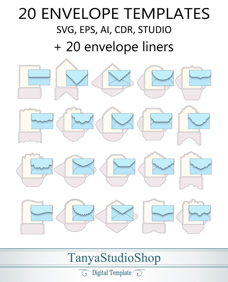 a7 envelope template word download
