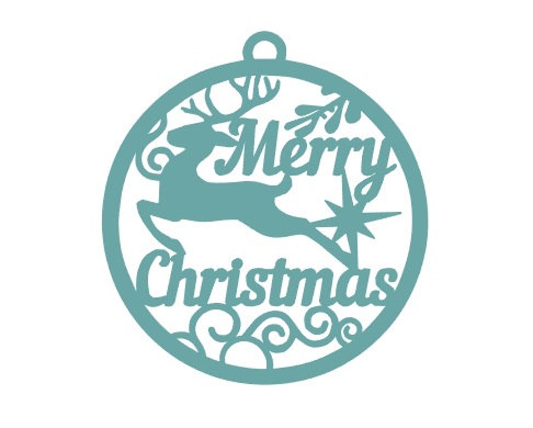 Christmas Ornament Studio3 Svg Dxf Cutting Files - Etsy